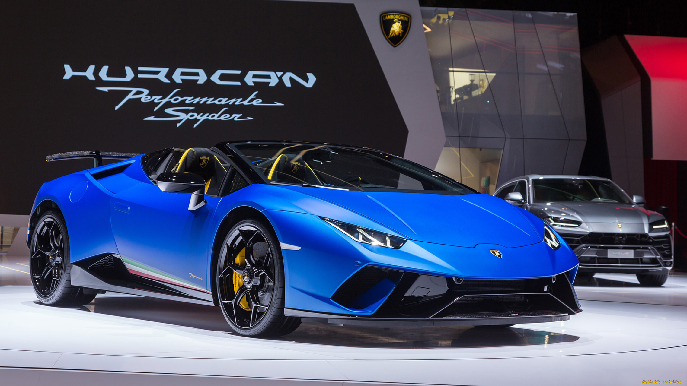 lamborghini huracan spyder performante 2019, ,    , lamborghini, huracan, spyder, performante, 2019, blue